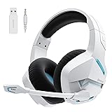 BINNUNE Wireless Gaming Headset with 2.4GHz for