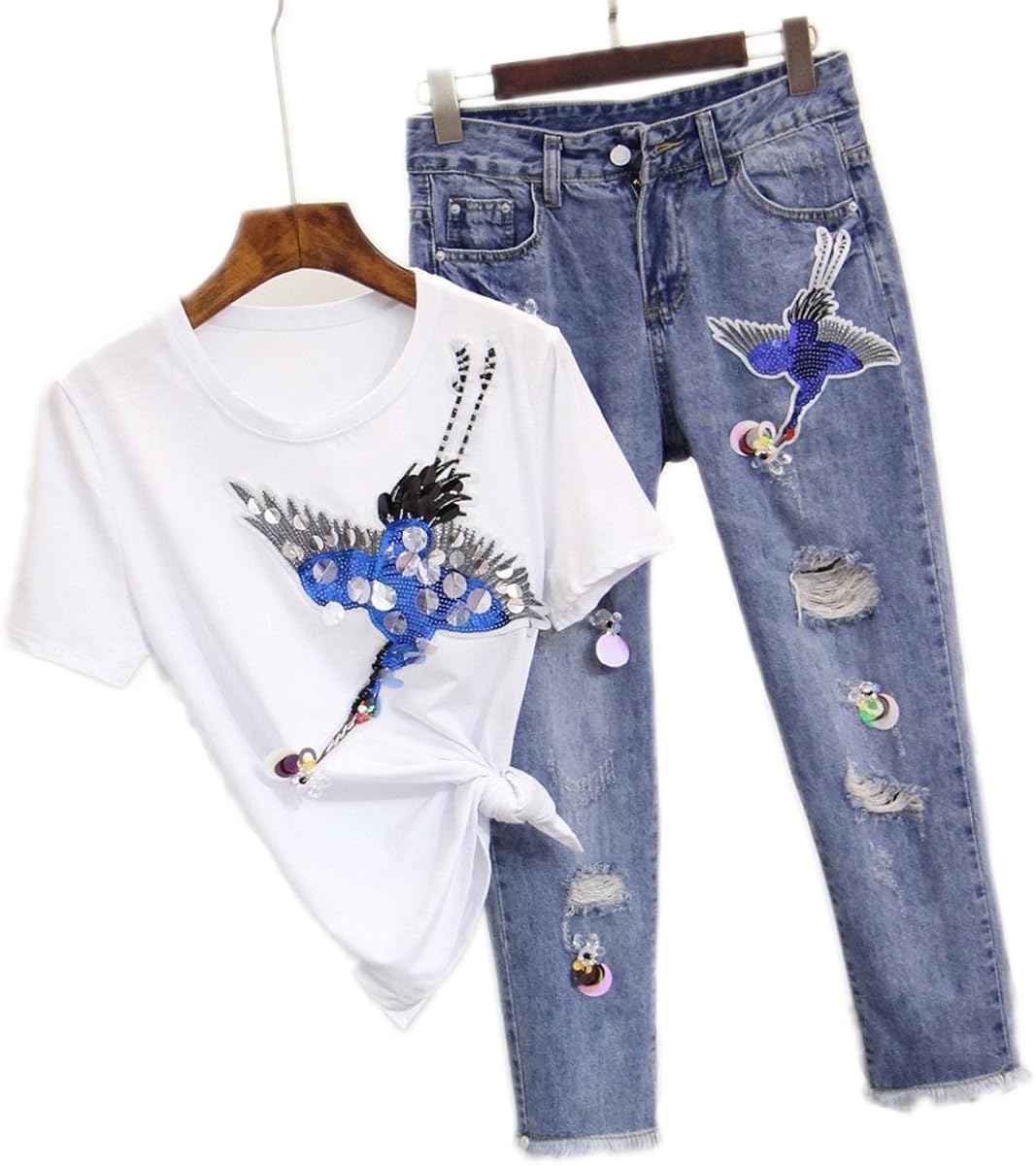 cotton tops for jeans for ladies