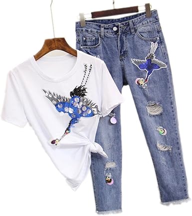 tops for jeans in amazon