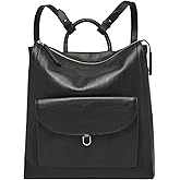 Fossil Women's Parker Leather Convertible Backpack Purse Handbag for Women
