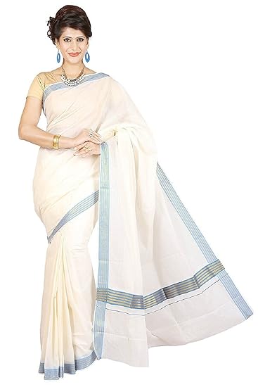 kasavu cotton saree