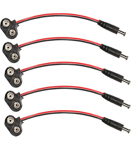 Oiyagai 30-Pack 9 Volt Battery Clip Connectors – 15 Cm Wire With T-Type Clip For DIY & Repairs - View #7