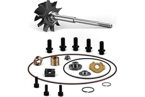 BELZAR Turbocharger Rebuild Kit with 10 Blade Turbine Wheel, Compatible with 2005, 2006, 2007 6.0L GT3782VA Turbo, Turbocharger Repair Kit, 150337101,‎ 610337101