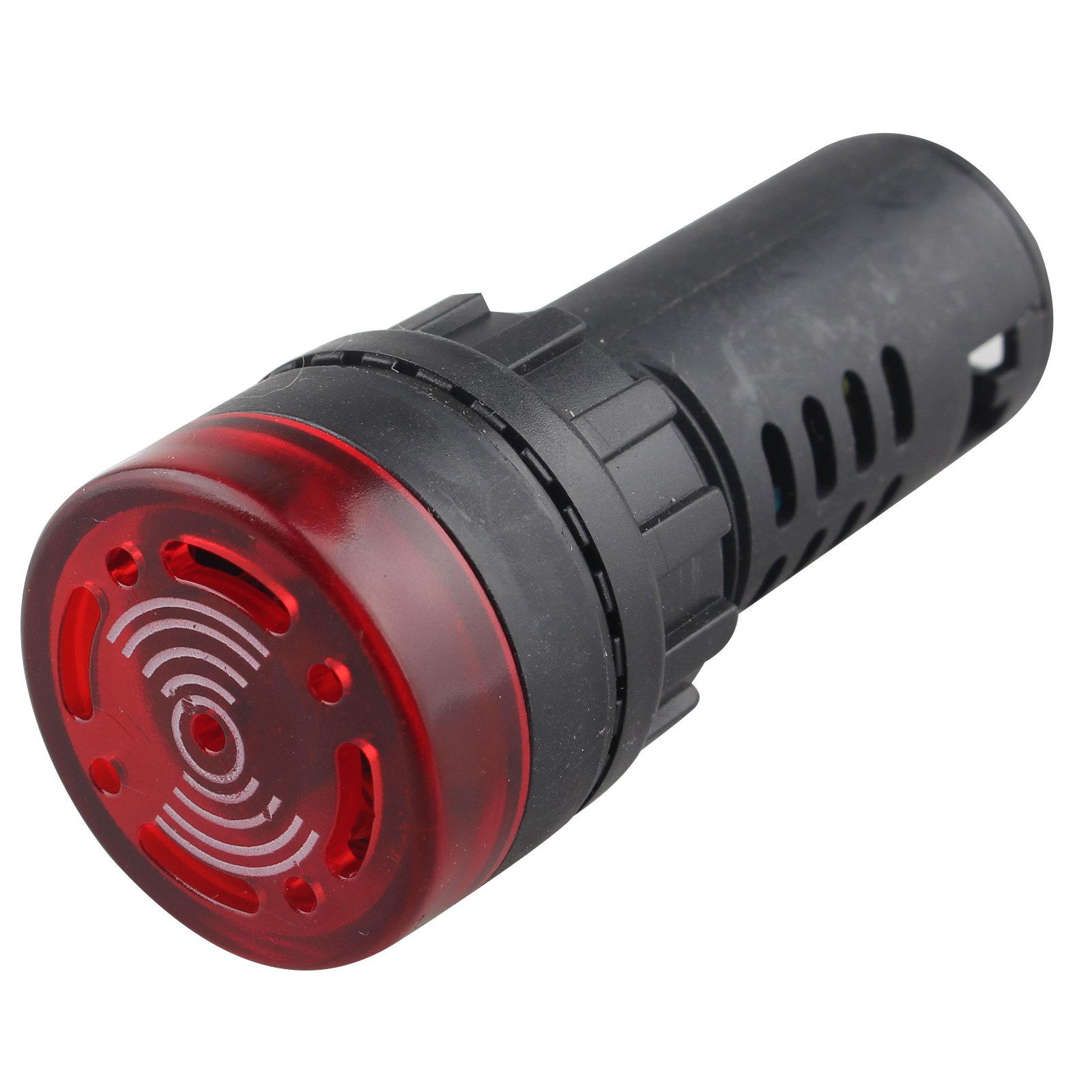 HALJIA AD16-22SM LED Buzzer Alarm Signal Indicator Light Flash Alertor DC24V 20MA 22 mm Dia
