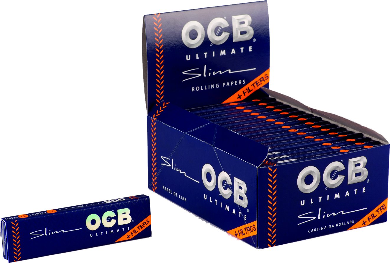OCB 15427 Ultimate Long Rolling Papers, 32 Booklets of 32 Sheets