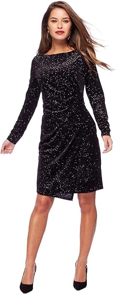 debenhams black sequin dress