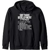 Software Development Process - Coding Programmer Coder Zip Hoodie