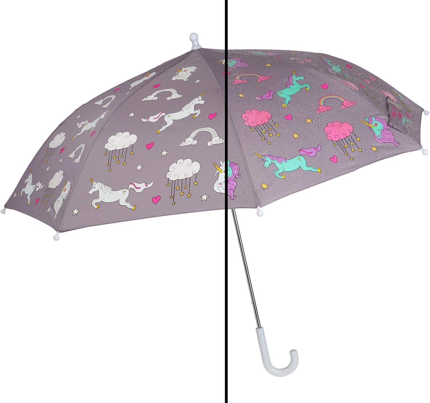 Amazon.com: Holly and Beau Color Changing Umbrella for Kids - Rain