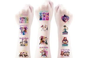 GENERIC 50Pcs Temporary Tattoos for Kids Decal Temporary Tattoos Body Stickers for Birthday Party Decorations,DIY Activity Supplies