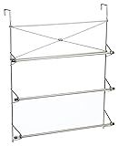 Zenna Home 2526NN, Cross Style Towel Rack, Satin