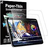MoKo 2 Pack Paper Screen Protector for NEW iPad Pro 11 Inch (M5/M4) 2025/2024, Write and Draw Like on Paper Anti-Glare Matte PET Film, Anti-Scratch, Compatible with Apple Pencil, Matte