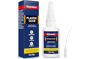 NAYRMAER Plastic Glue, 30g Super Glue for Plastic, Plastic to Plastic Glue for Bonding Plastic and Other Materials, Super Instant Glue for Plastic, Acrylic, Model (Plastic glue-001)