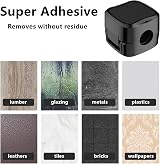 Ruamny 6 Pcs Black Magnetic Cable Holder Desktop Cord Organizer Self Adhesive view 6