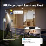 Xega 4G LTE Security Camera No WiFi 2K Solar Powered Outdoor 4G PIR Night Vision view 7