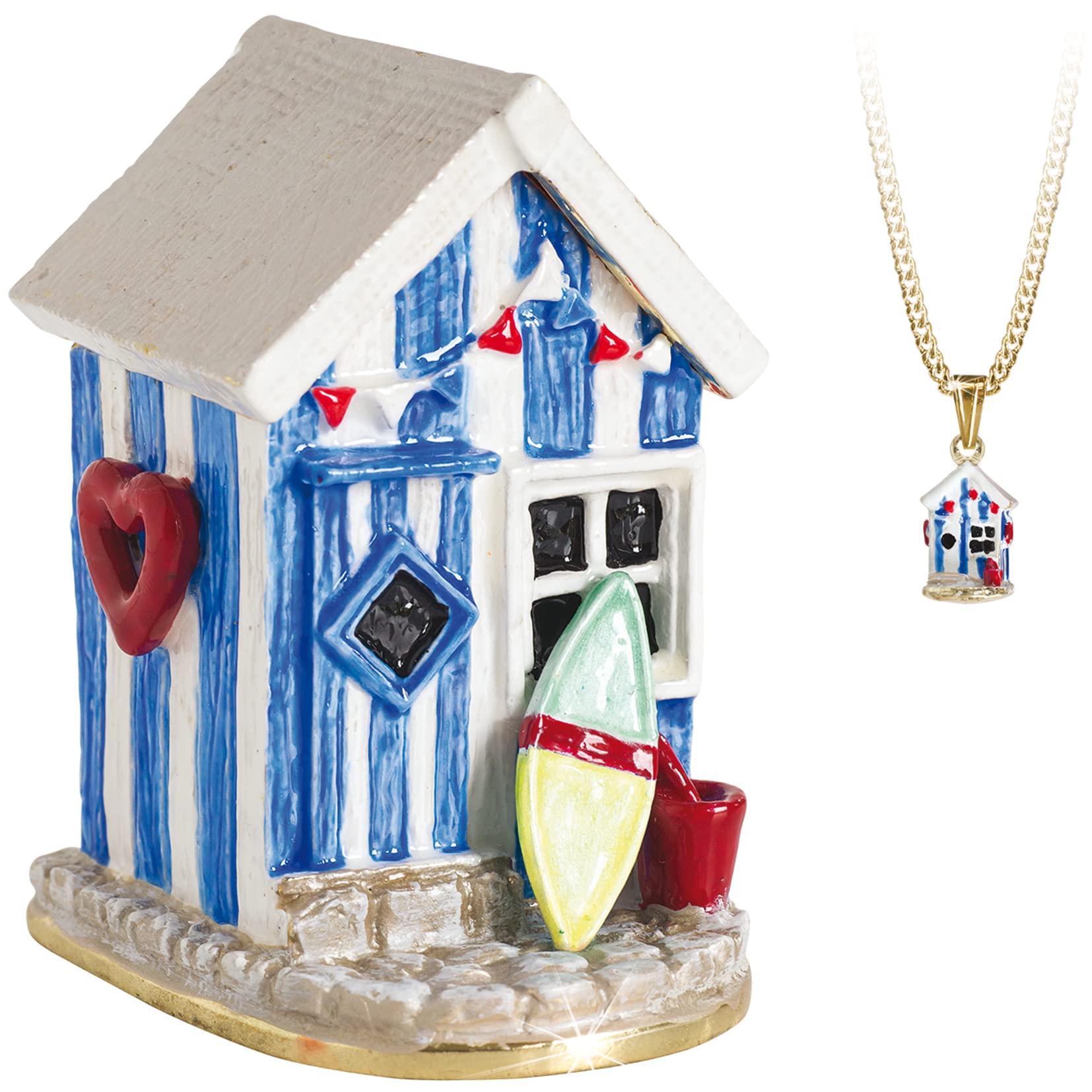 Secrets from Hidden Treasures 1100 Beach Hut Trinket Box