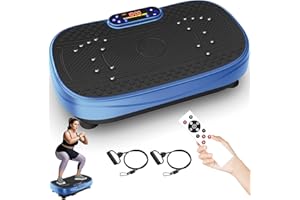 SAVEYOUR Vibration Plate Exercise Machine Whole Body Workout Vibration Fitness Platform for Home Fitness with Remote Control