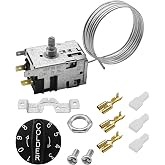 800393 Refrigerator Thermostat Temperature Control Kit | Compatible with True Refrigerators,Replace 800306, 831932, 461387,Fit for TC, TSD, T series, GDM, GEM, G4SM Etc