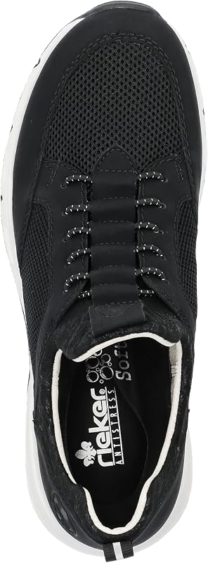 48157, Mocasín Mujer, Negro, 37 EU