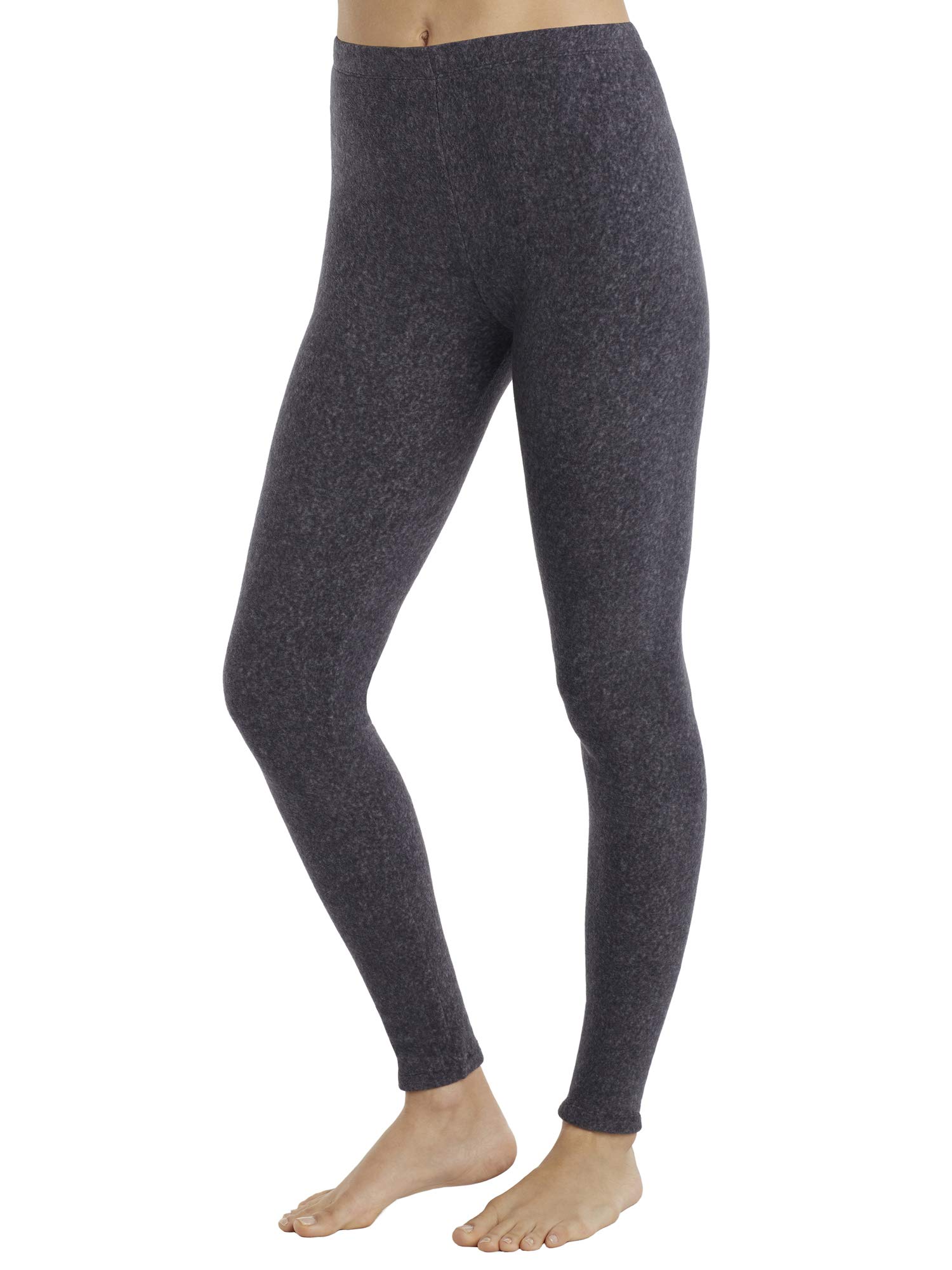 Cuddl Duds ClimateRight Womens Stretch Fleece Warm Underwear Leggings/Pants  (XXXL/3X, Dark Heather Grey) on Galleon Philippines