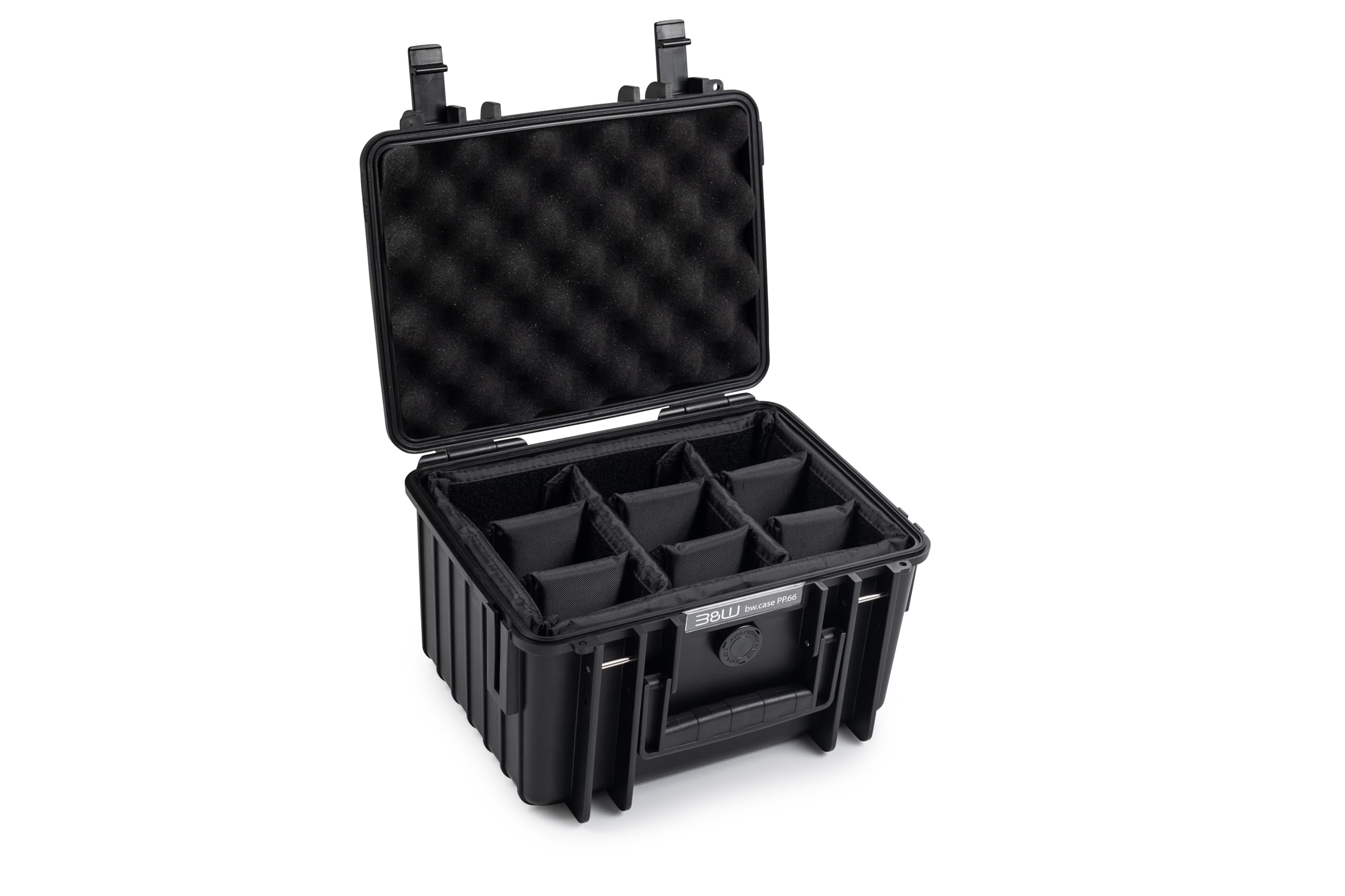 B&W outdoor.cases Type 2000 with Padded Divider System (RPD) - Black - The Original