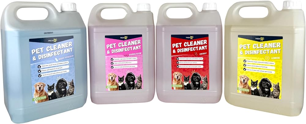 FRESH 365 Pet Disinfectant 4 x 5L Variety Pack Eco Friendly Pet Safe