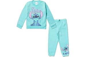 Disney Lilo & Stitch Minnie Mouse Girls Fleece Sweatshirt and Jogger Pants Little Kid to Big Kid