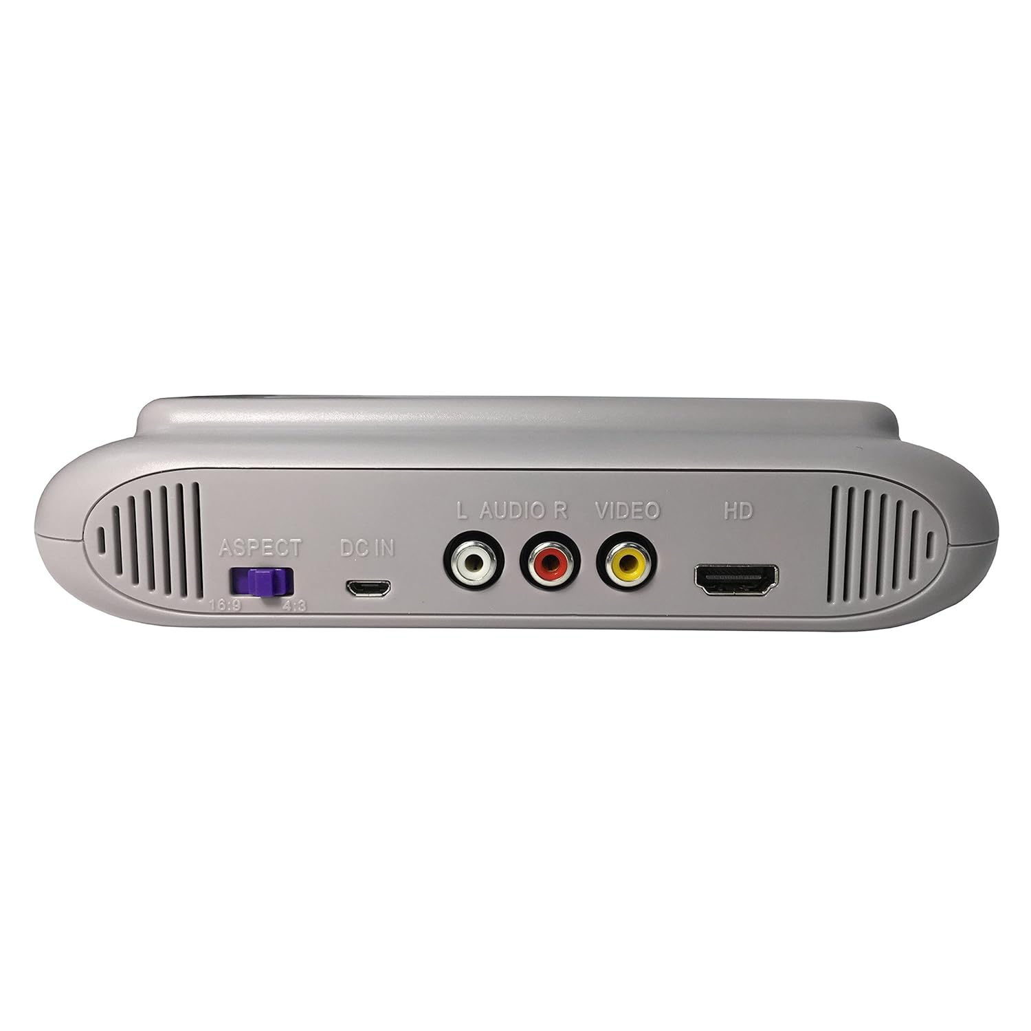 Old Skool Classiq 2 HD 720p Twin Video Game System, Grey/Purple Compatible with SNES/NES Nintendo and Super Nintendo cartridges: Video Games