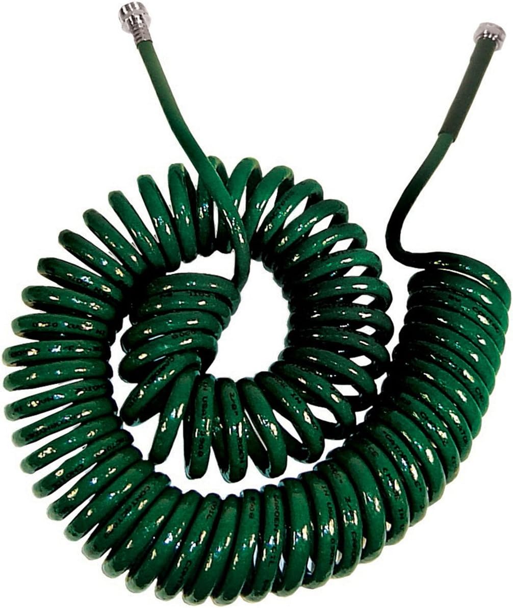 Garden Works Gator Hyde Coiled Hose, 50', Green