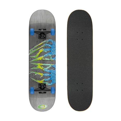 Osprey Complete Beginners Double Kick Trick Skateboard - 31in x 8in Maple Deck