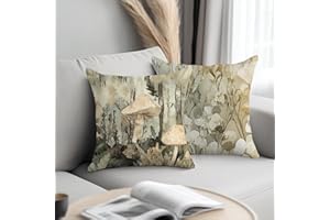 2 Pcs Watercolor Flower Throw Pillow Covers 18x18 Inch, Pastoral Throw Pillows Square Cushion Covers, Aesthetic Decorative Pi