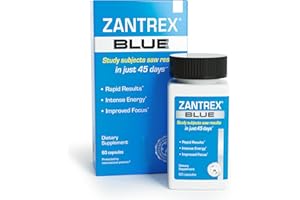 Zantrex Blue – Energizing Weight Management Supplement Pills – Clinically Studied Ingredients – Dietary Supplements - 60 Capsules - 30 Servings