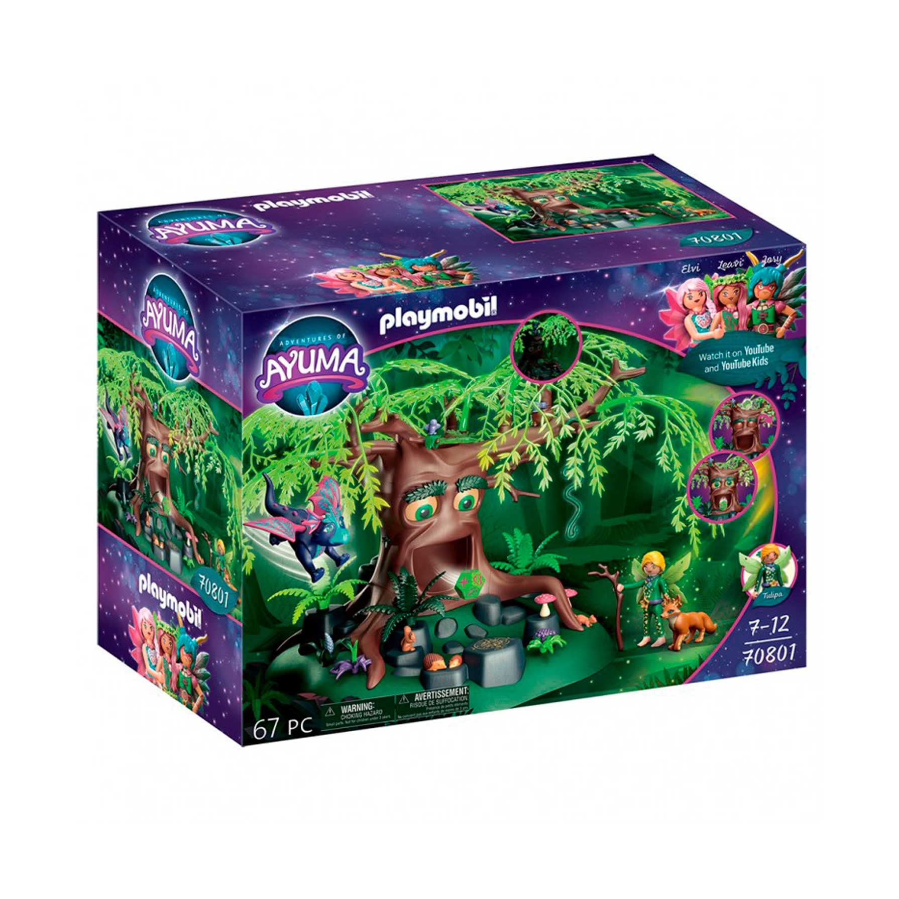Playmobil 70801 Adventures of Ayuma Tree of Wisdom, FAiry-Tale Toy, Fun Imaginative Role-Play, Playset Suitable for Children Ages 7+