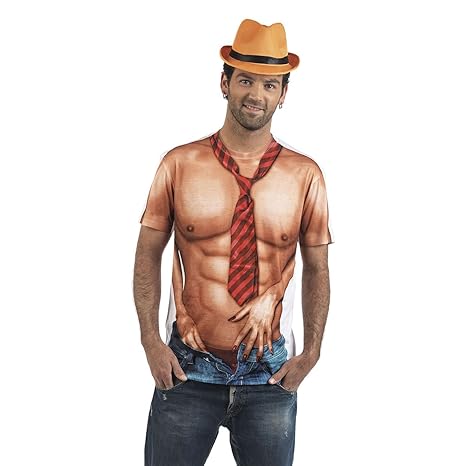 maglia addominali finti