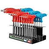 Dytert 20-piece T-Handle Allen Hex Key Wrench