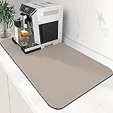 WISELIFE Coffee Mat Super Absorbent Dish Drying Mat