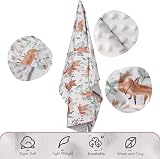 Soarwg Kids Little Fox Baby Blanket 75x100cm Oeko-Tex Newborn Unisex view 2