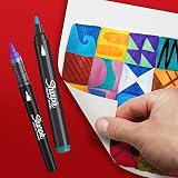 Sharpie Creative Marker Acrylic Paint Pens 5 Count Assorted Colours Bullet Tip view 5