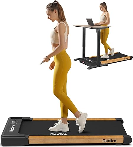Redliro Walking Pad Treadmill Under Desk, Portable Mini Treadmill