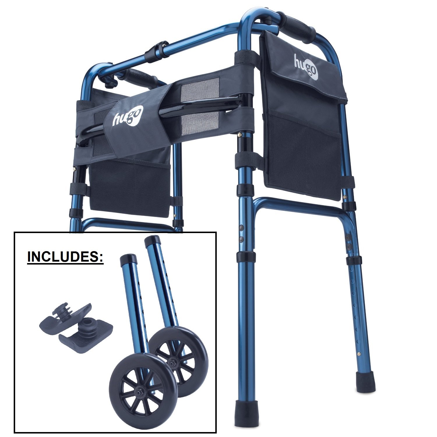 Hugo Mobility MultiTerrain Walker Glides for 1 Inch Walker