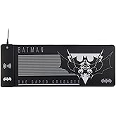 Power Idolz DC Comics Batman XL RGB Gaming Mat with 15W Wireless Charger | Customizable LED, Anti-Slip, Spill-Resistant [Video Game]