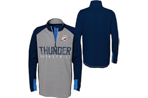 Outerstuff NBA Youth Boys (8-20) Shooter Long Sleeve 1/4 Zip Sweater