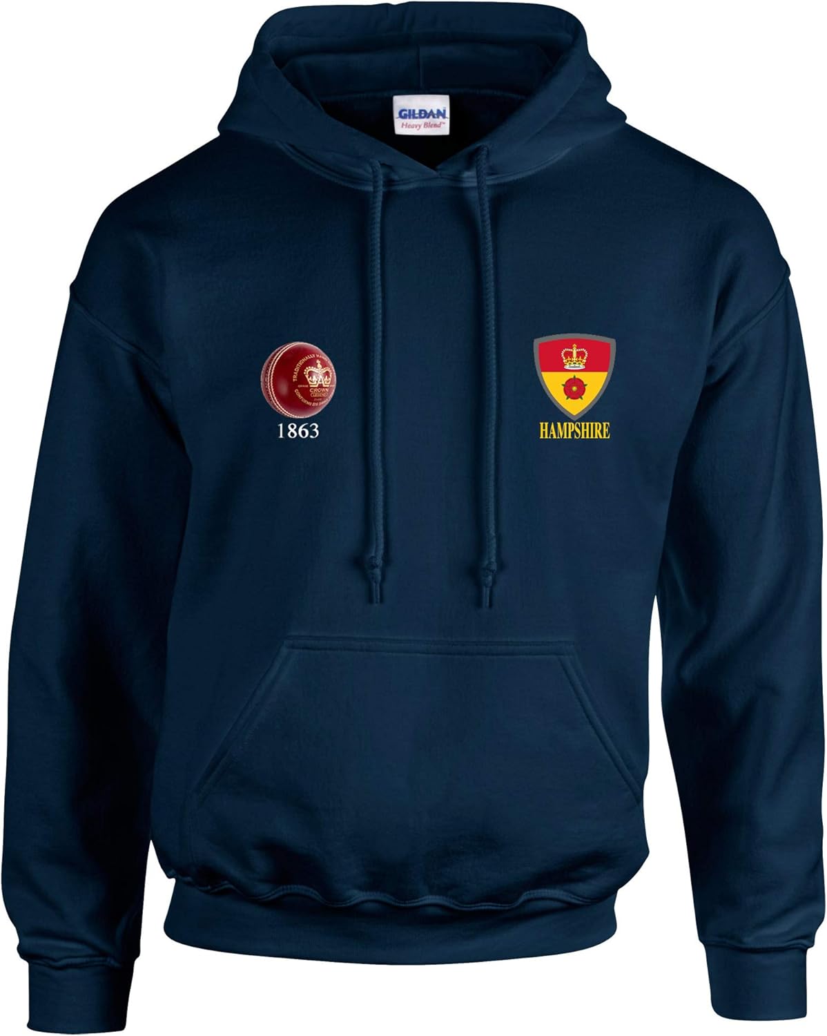 Hampshire Cricket Retro County Cricket Mens Hoodie Unisex Hoody Amazon
