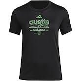 adidas Women's Austin FC Vintage World Pre-Game Short Sleeve T-Shirt