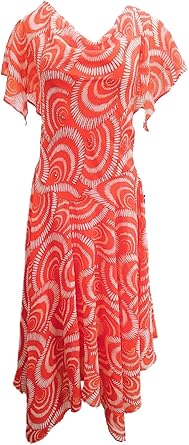 orange dress size 16