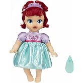 Disney Princess Ariel Baby Doll with Baby Bottle &amp; Tiara