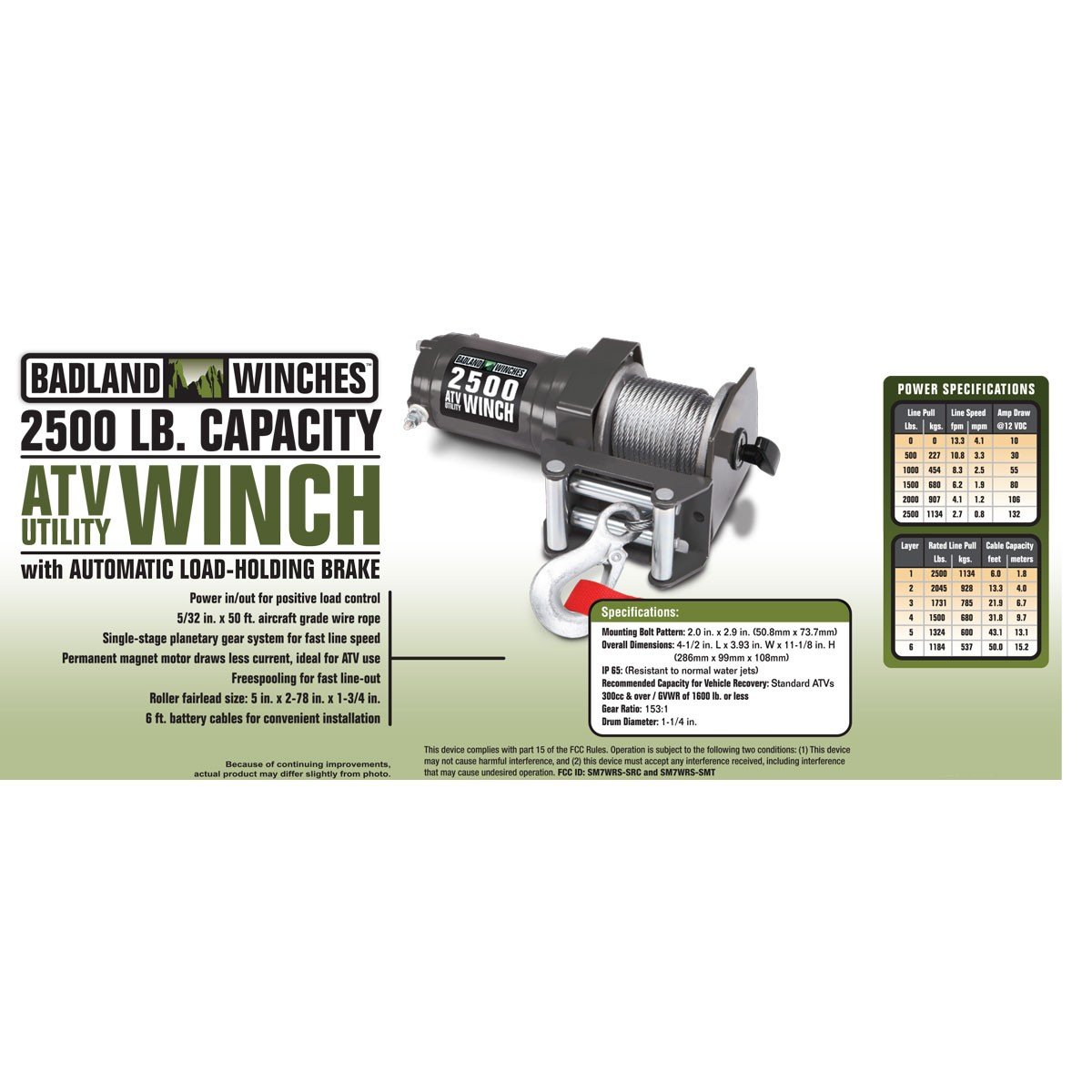 Electric Atv Utility Winch With Wireless Remote Control 2500 Lb Garage Shop Come Alongs
