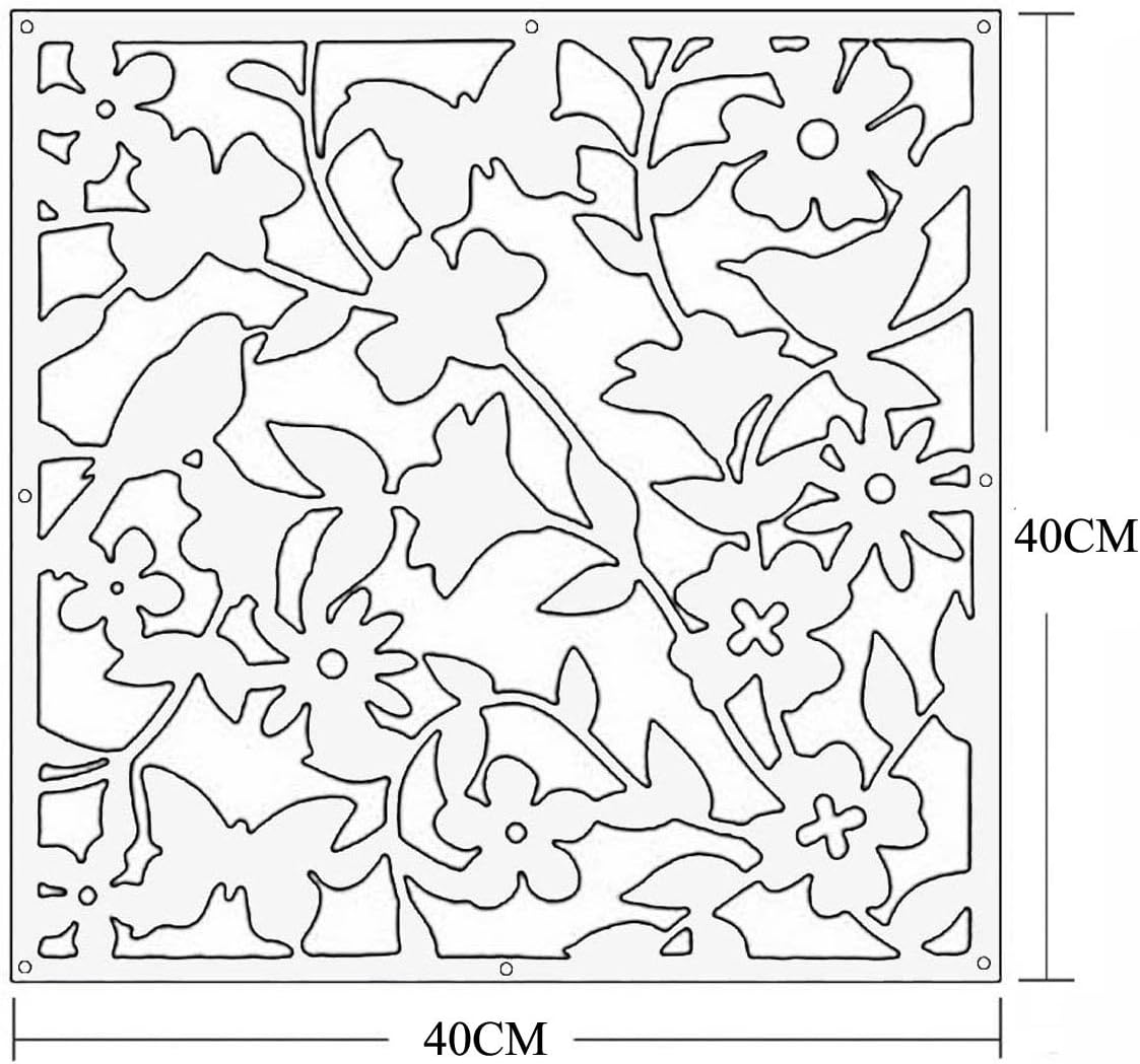 LRZCGB Hanging Room Divider,12pcs PVC Hanging Screen Panel for Decorating Living,Dining,Study and Sitting-room,Hotel and Bar(12 - Image 5