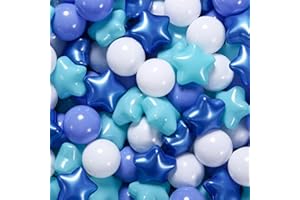 STARBOLO Ball Pit Balls - 100pcs-4colors Crush Proof Plastic Children's Toy Balls Macaron Ocean Balls for Birthday Parties Games Pool