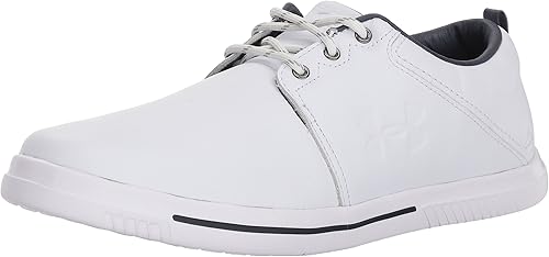 under armour white leather shoes