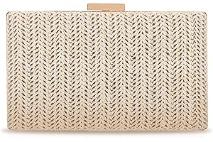 GOKTOW Straw Clutch Purse Raffia Rattan Summer Woven Beach Handbags for Women Vacation Travel 2024